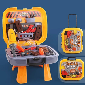 ست جعبه ابزار کارگاهی 4 در 1 کیفی کودک Tools Case 4 in 1_اسباب بازی مشاغل